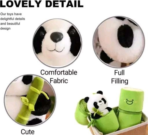 Bamboo panda soft toy
